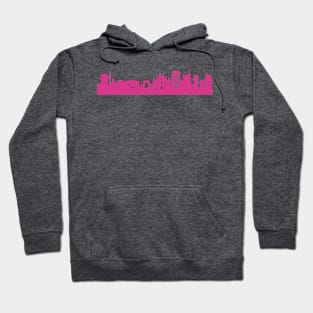 Milan skyline pink Hoodie